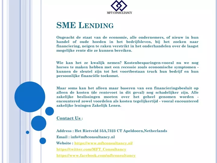 sme lending