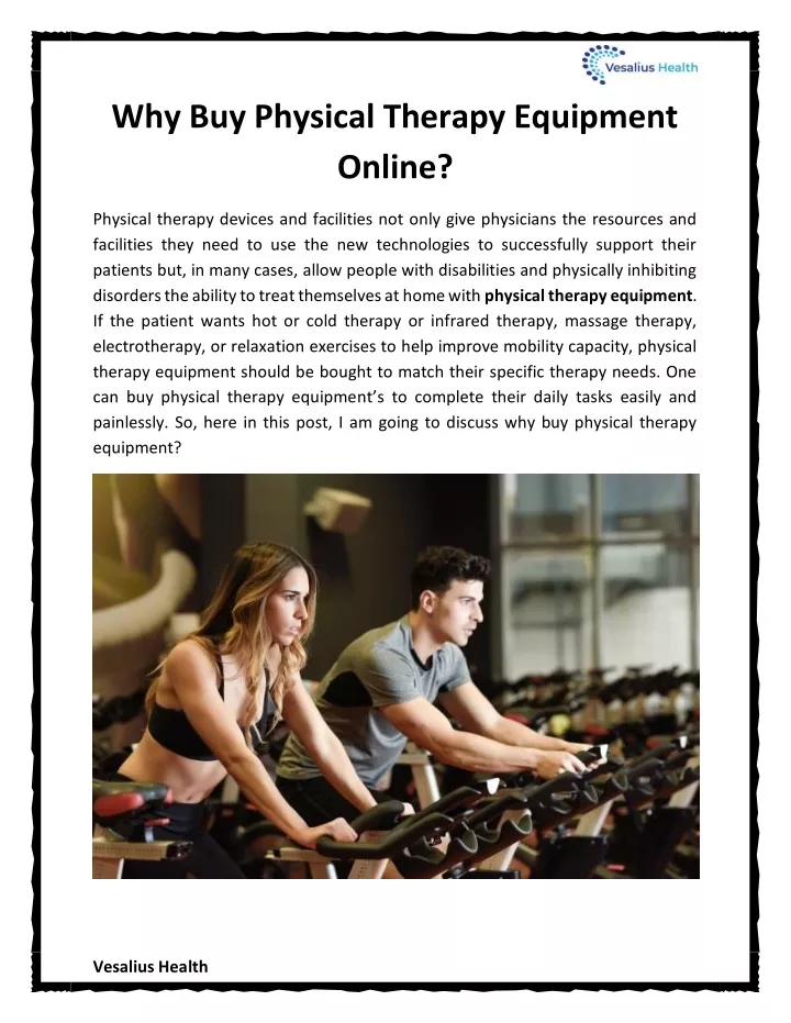 why buy physical therapy equipment online
