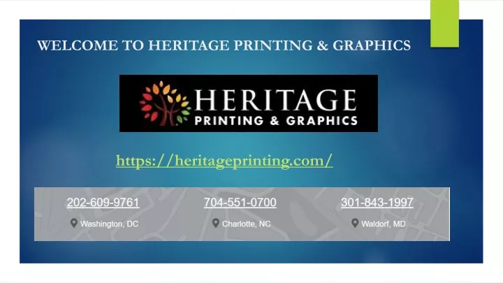 welcome to heritage printing graphics