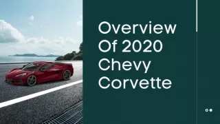 2020 Chevy Corvette Trim Levels