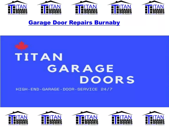 garage door repairs burnaby