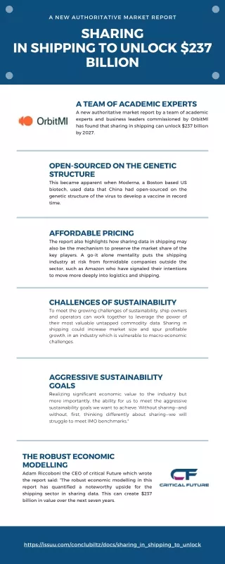 a new authoritative market report