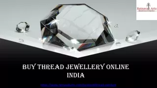 Buy Thread Jewellery Online India