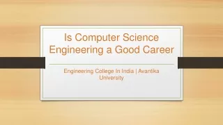 is computer science engineering a good career