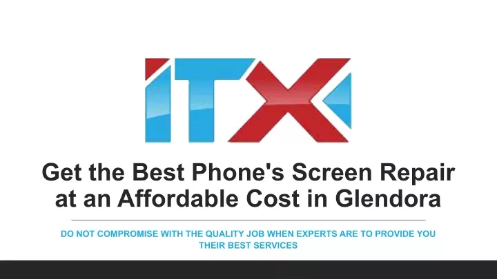 get the best phone s screen repair