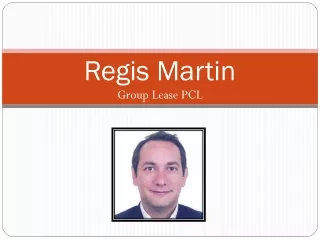 Regis Martin Group Lease PCL (Director of Group Lease Public Company)