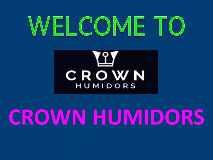 crown humidors