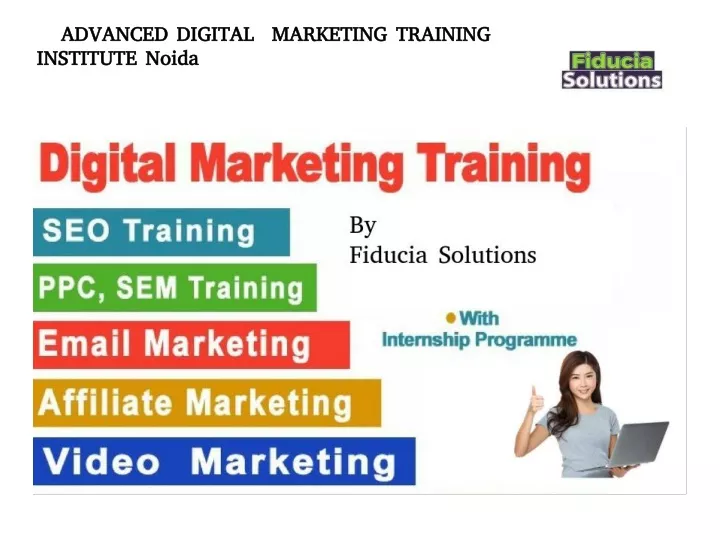 advanced digital marketing training institute noida
