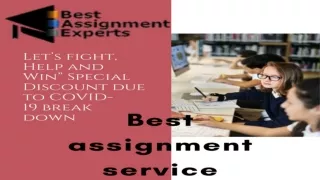 Online Best Assignment Writing Service At Affordable Price