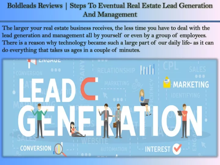 boldleads reviews steps to eventual real estate