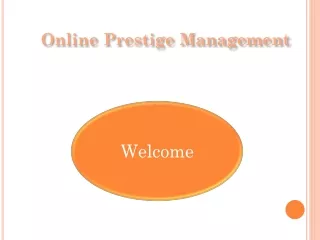 online prestige management