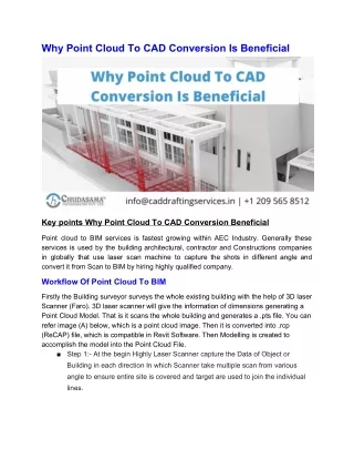 why point cloud to cad conversion is beneficial