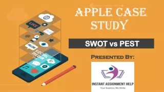 APPLE CASE STUDY - SWOT vs PEST