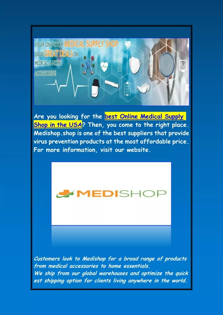 are you looking for the best online medical