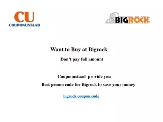 Best Bigrock coupon code for Domain and Web Hosting