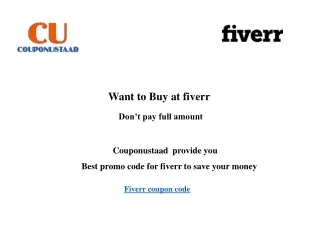Best fiverr coupon code and discount offer - Coupons