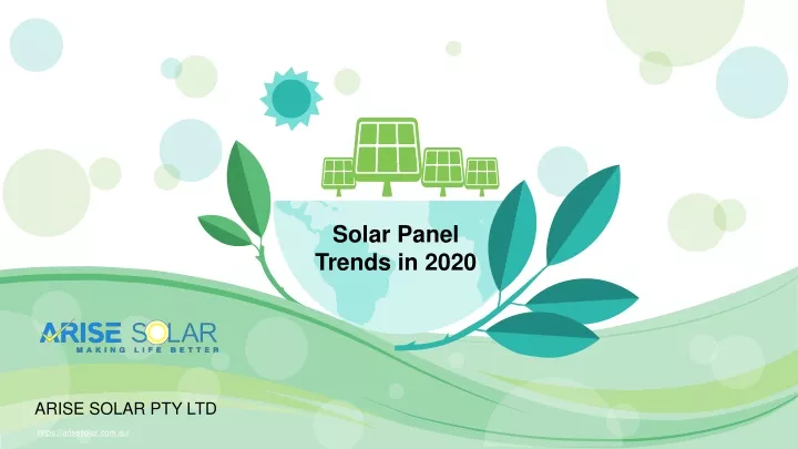 solar panel trends in 2020