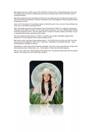 miki agarwal was born on 26th january 1979