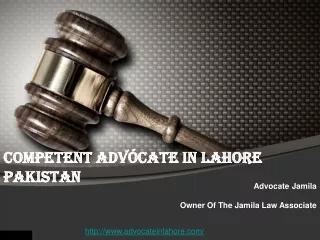 Know The List Of Best Advocates in Lahore Pakistan : Best Advocate in Pakistan