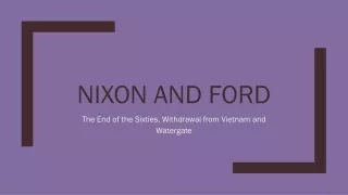 nixon and ford