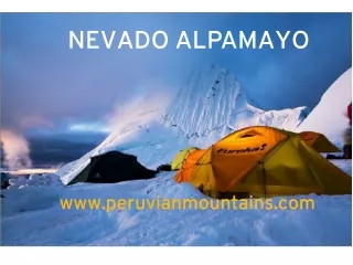 Nevado Alpamayo Peru