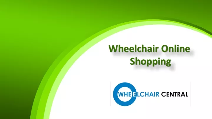 wheelchair online shopping