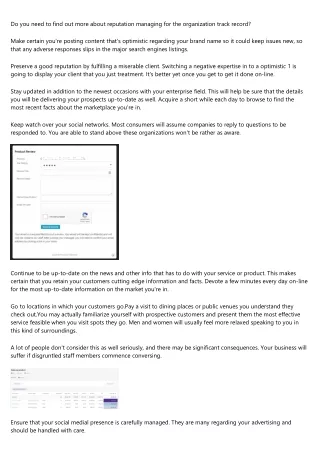 do you need to find out more about reputation