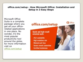 office com setup how microsoft office