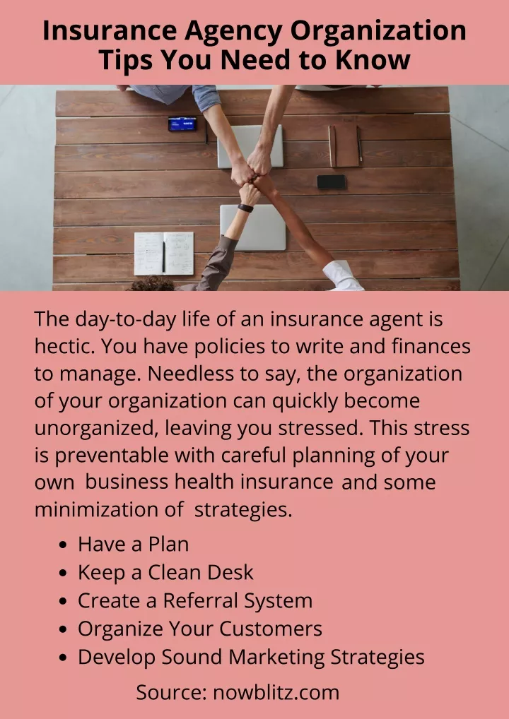 insurance agency organization tips you need