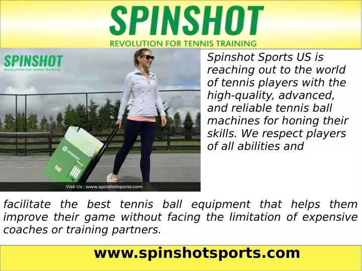 spinshot sports us is reaching out to the world