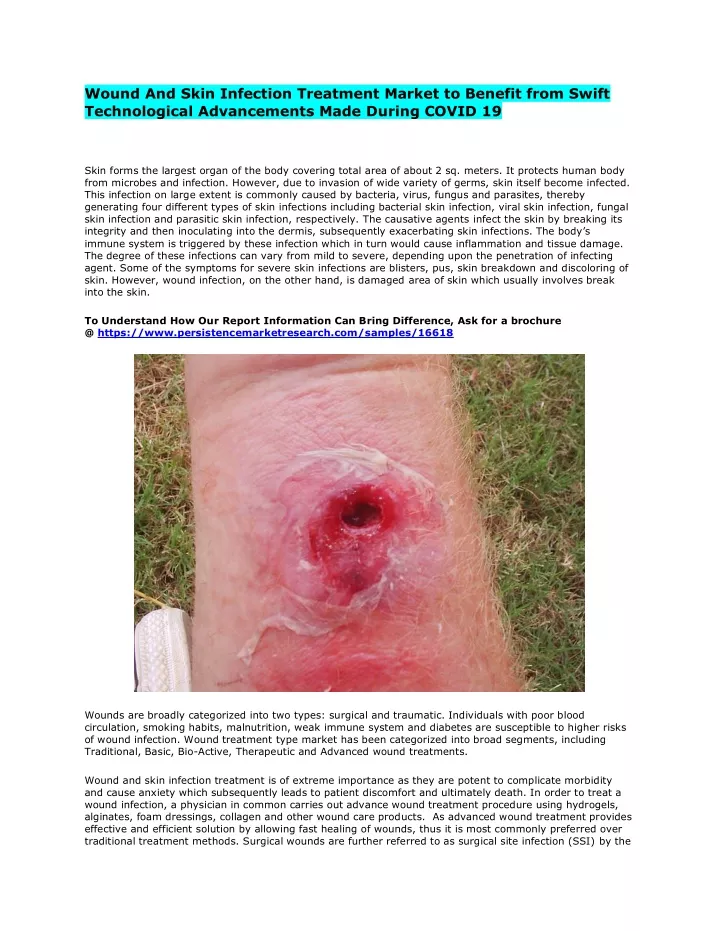wound and skin infection treatment market