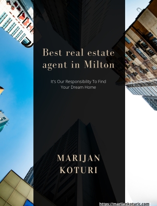 Marijan Koturic, Real Estate Agent In Milton