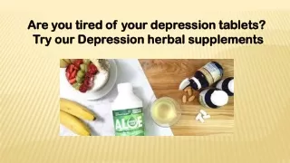 Here are the Best Depression Herbal Supplements