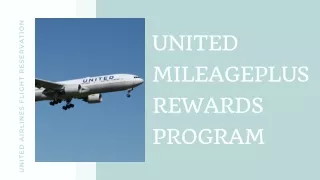 UNITED MILEAGEPLUS REWARDS PROGRAM
