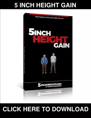 5 Inch Height Gain PDF, eBook by Jason Alessandrini