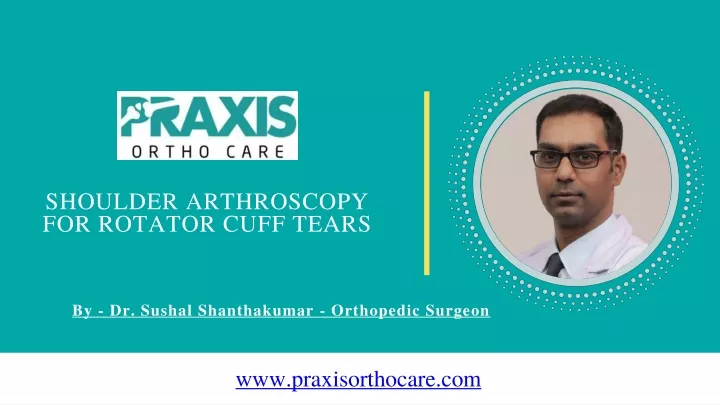 shoulde r arthroscopy for rotator cuff tears