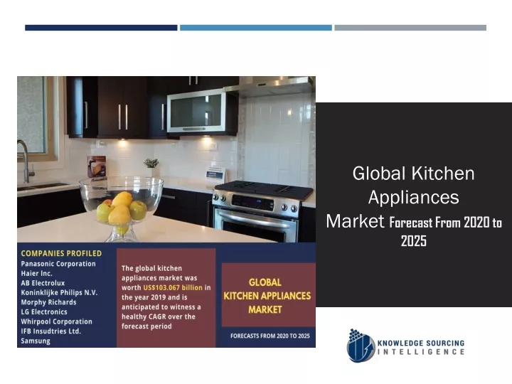 global kitchen appliances market forecast from