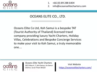 66 0 89 288 6404 info@oceanselitecharters com