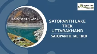 Satopanth Lake Trek Uttarakhand | Satopanth Tal Trek 2020