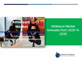 Athleisure Market Research Report- Forecasts From 2020 To 2025
