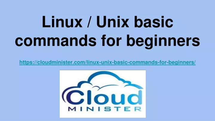 linux unix basic commands for beginners