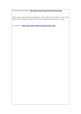 get zocdoc clone script affordable doctor