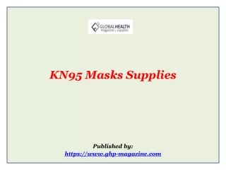 KN95 Masks Supplies