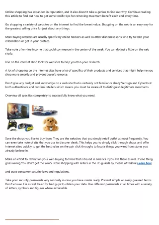 online shopping has expanded in reputation