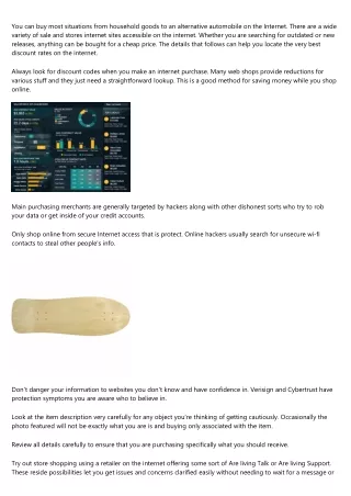 you can buy most situations from household goods