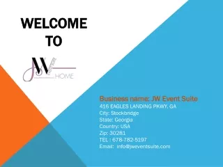 welcome to