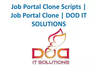 job portal clone scripts job portal clone dod it solutions