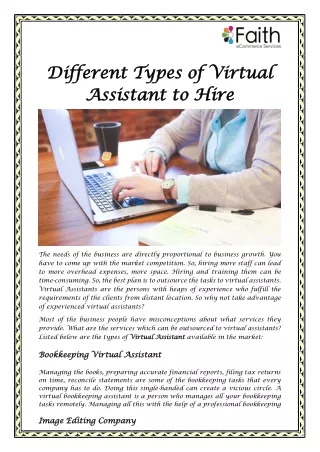different types of virtual different types
