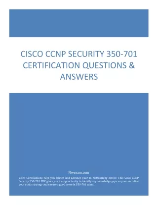 cisco ccnp security 350 701 certification