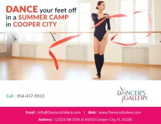 Dance your feet off in a Summer Camp in Cooper City